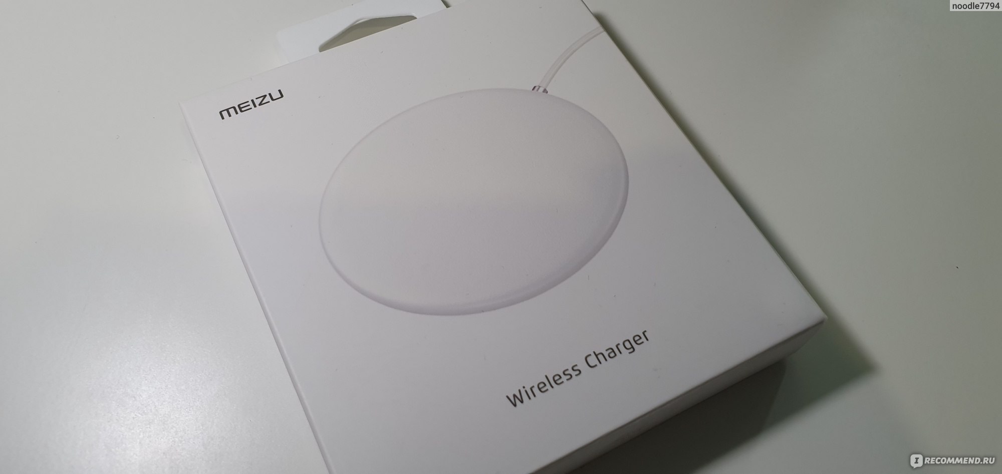 Беспроводная зарядка для телефона Meizu Wireless Charger model WP01 -  «Удобная зарядка по небольшой цене» | отзывы