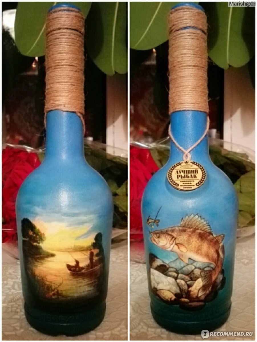Красим бутылку