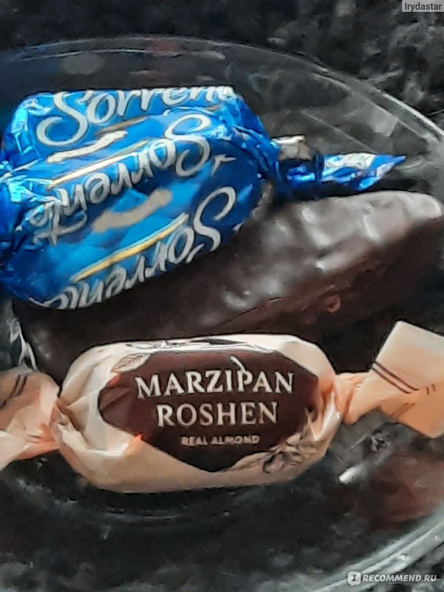 Конфеты ROSHEN Marzipan - «Самая вкусная, конфетка та, которую предстоит  съесть. Изысканно, в меру сладко, ароматно.» | отзывы