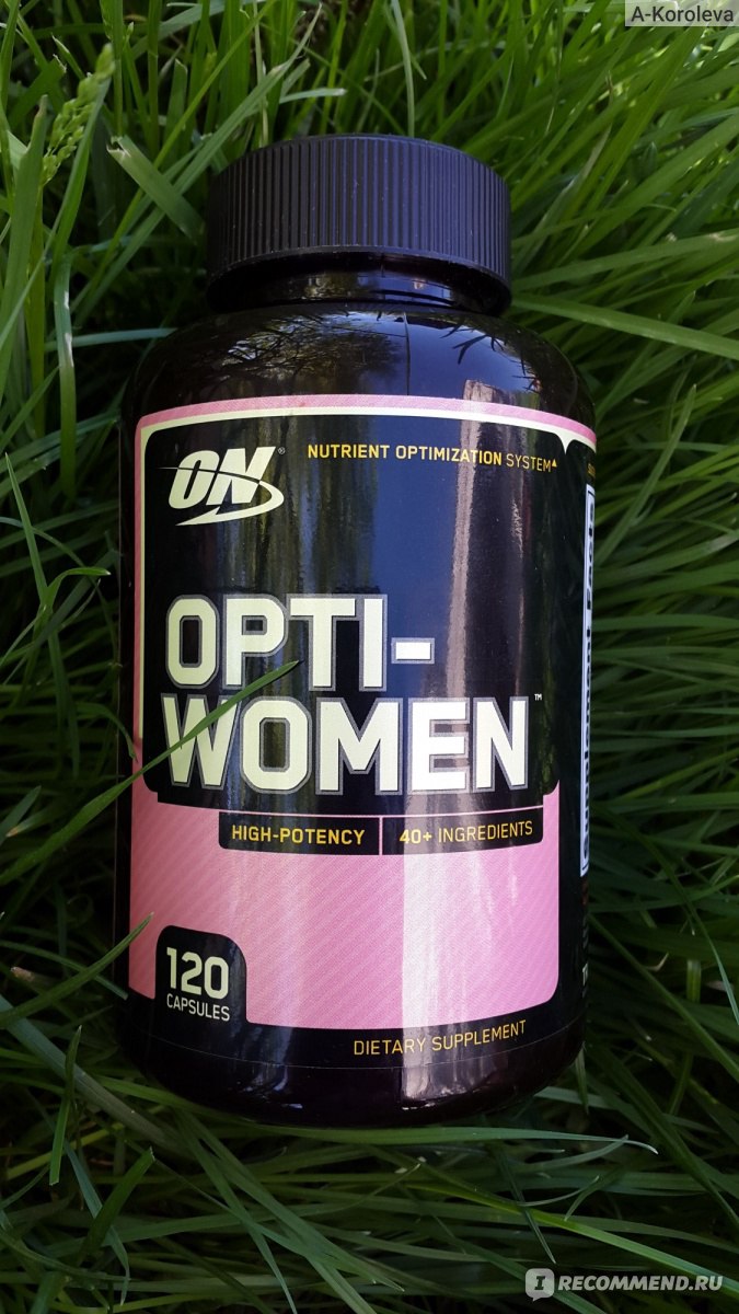 Optimum Nutrition Opti women 120