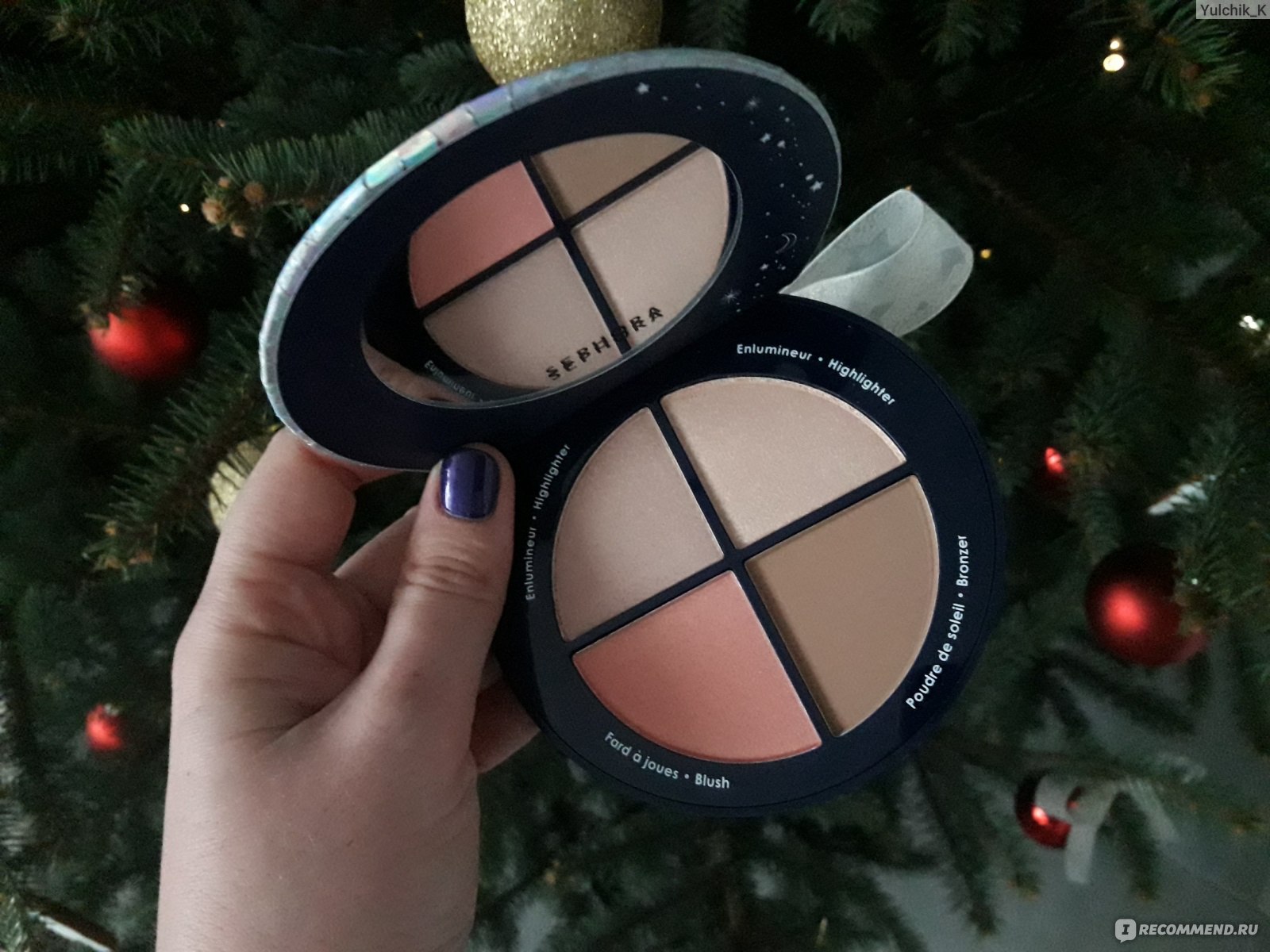 Палетка для макияжа лица Sephora The Enchanting Glow from Christmas ...
