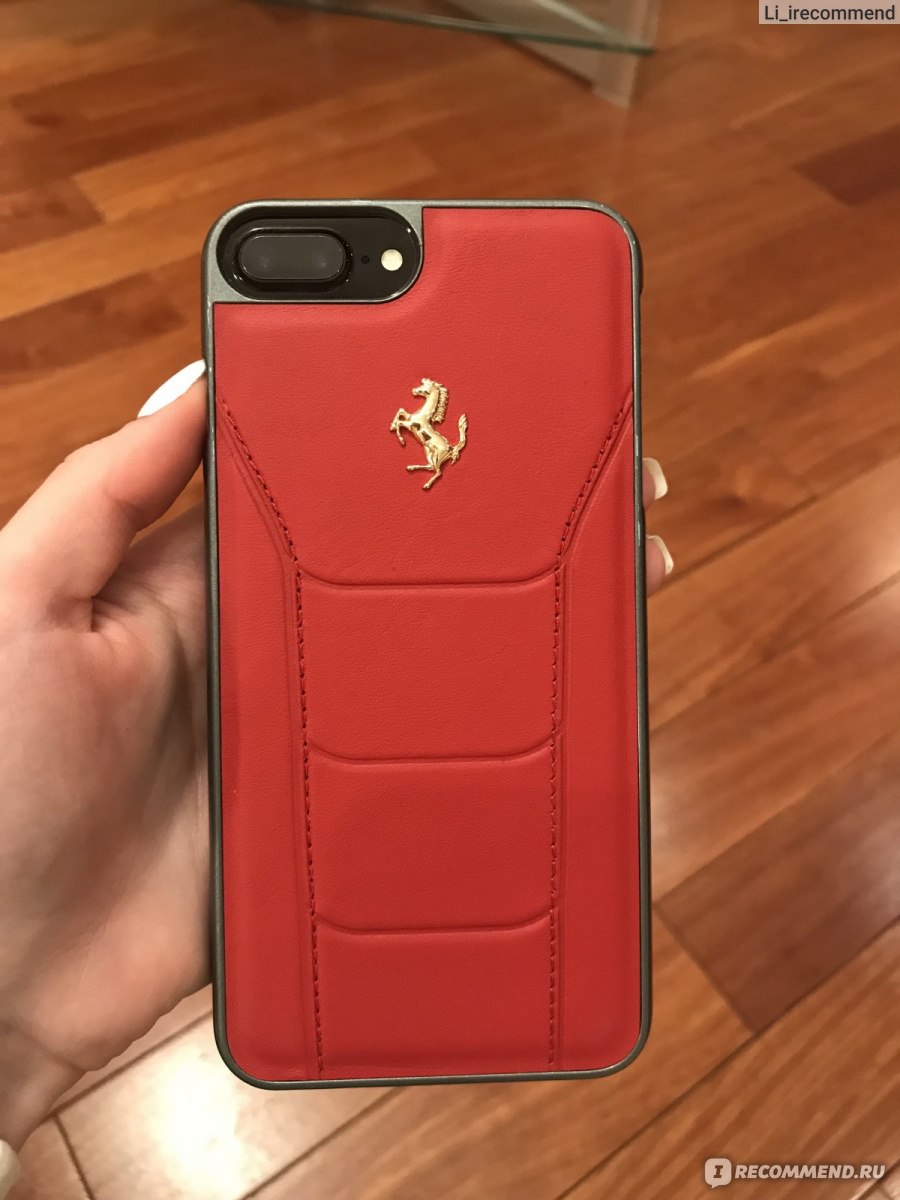 Чехол для телефона CG Mobile Ferrari iPhone 7 Plus - «? Чехол из  натуральной кожи Ferrari: приятно владеть, но и в подарок приятно получить  ? » | отзывы