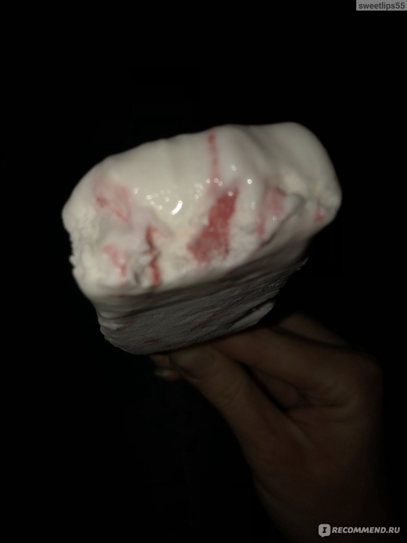 Мороженое Эскимо Простоквашино йогуртовое с малиновым вареньем  фото