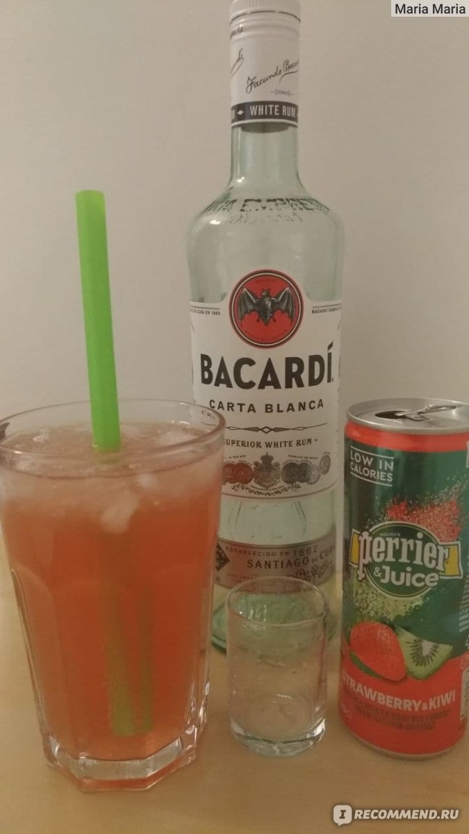 Ром Bacardi Carta Blanca - « Идеален для моих любимых коктейлей, которые  теперь у меня получаются не хуже, чем в барах. Более того, даже придумала  свой коктейль :)» | отзывы