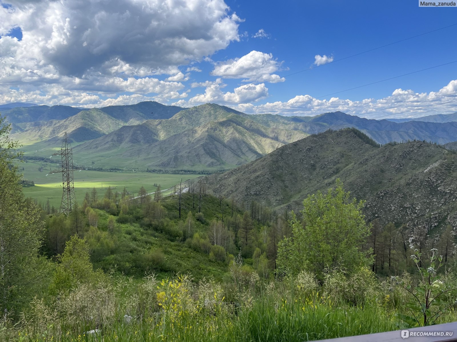 Ябоганский перевал в Республике Алтай