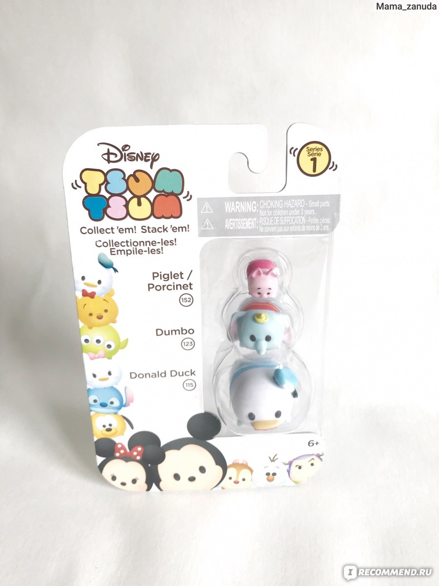 Игровой набор Tsum Tsum (Цум Цум) Фигурки коллекционные, упаковка из 3 шт.  - «Новые милые игрушки Tsum Tsum.» | отзывы