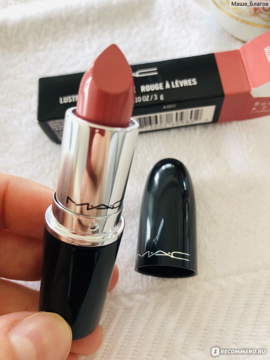 Губная помада MAC Lustreglass Lipstick Rouge a Levres фото