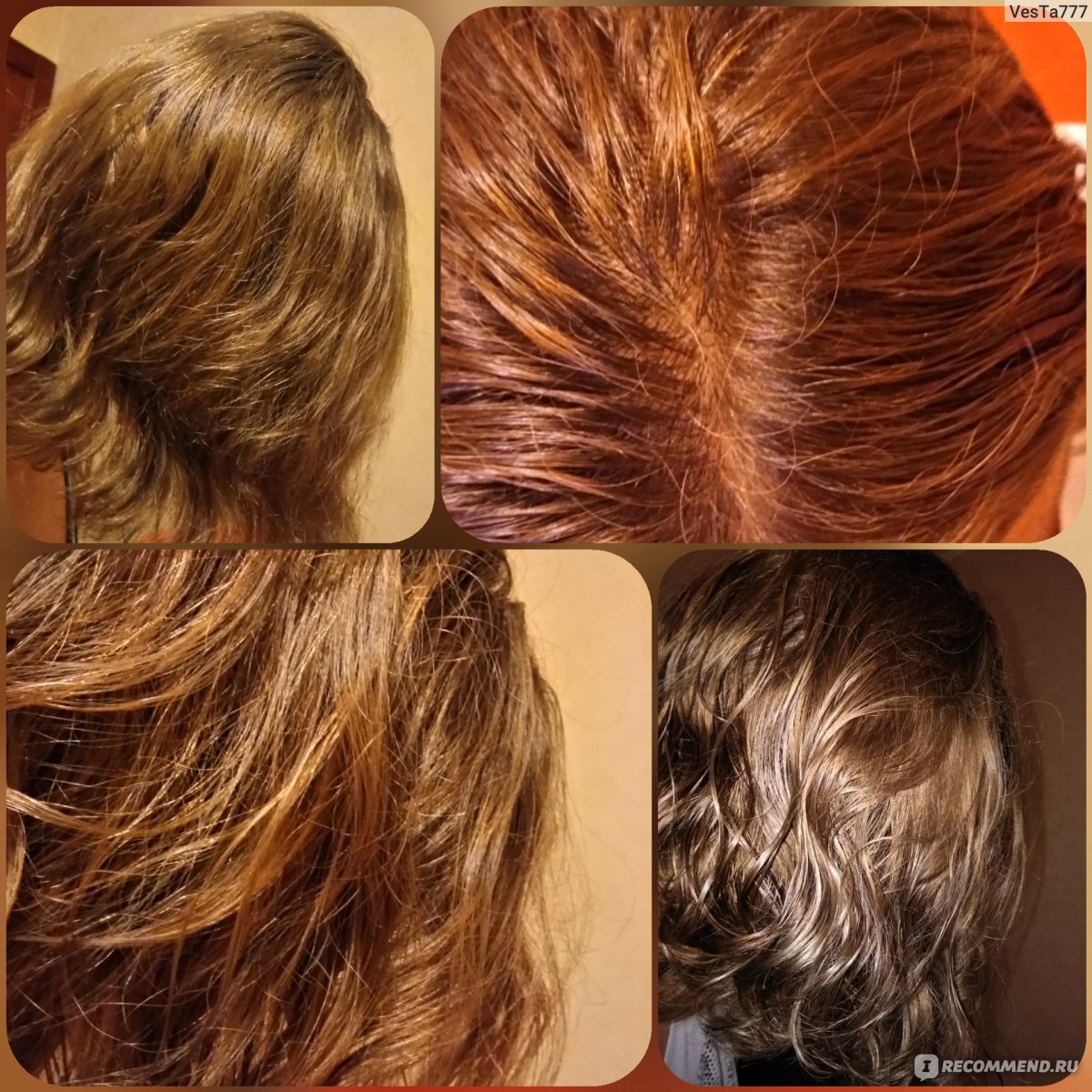 Хна для волос фото волос до и после