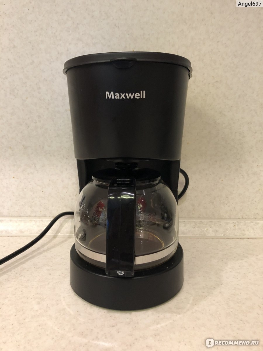 Кофеварка капельная MAXWELL MW 1657 bk - «А что так можно было?! Как у меня  появилась кофеварка и кофе за 500 рублей...» | отзывы