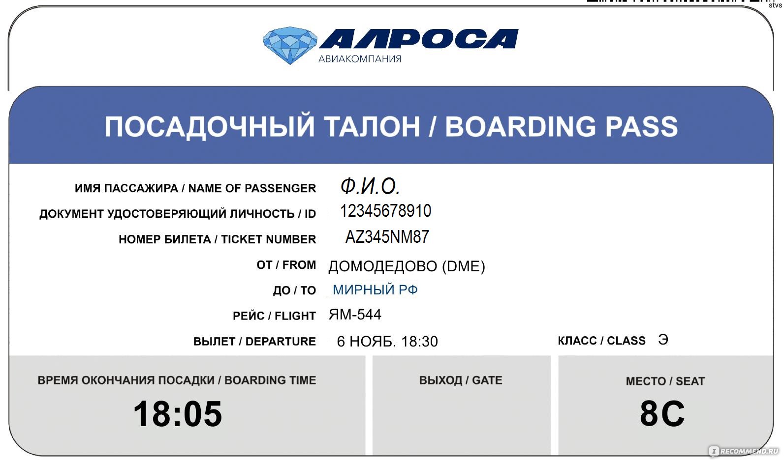 Алроса (Alrosa Airlines) - «