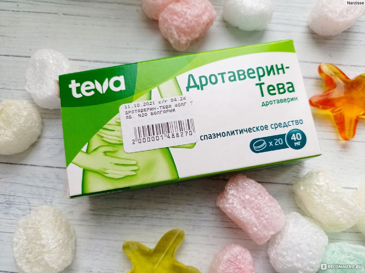 Таблетки TeVa Дротаверин - Тева - «Я попросила в аптеке аналог Ношпы .