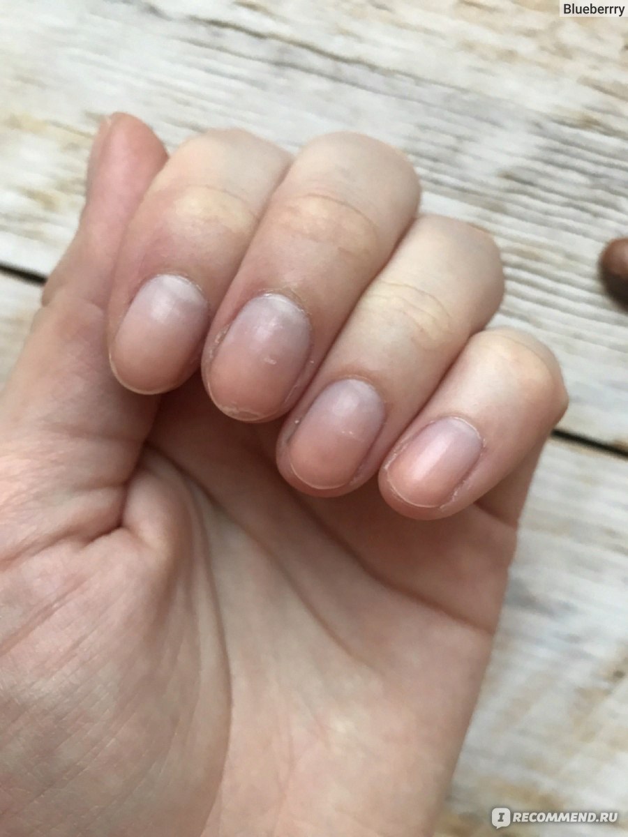 Отросшие натуральные ногти
