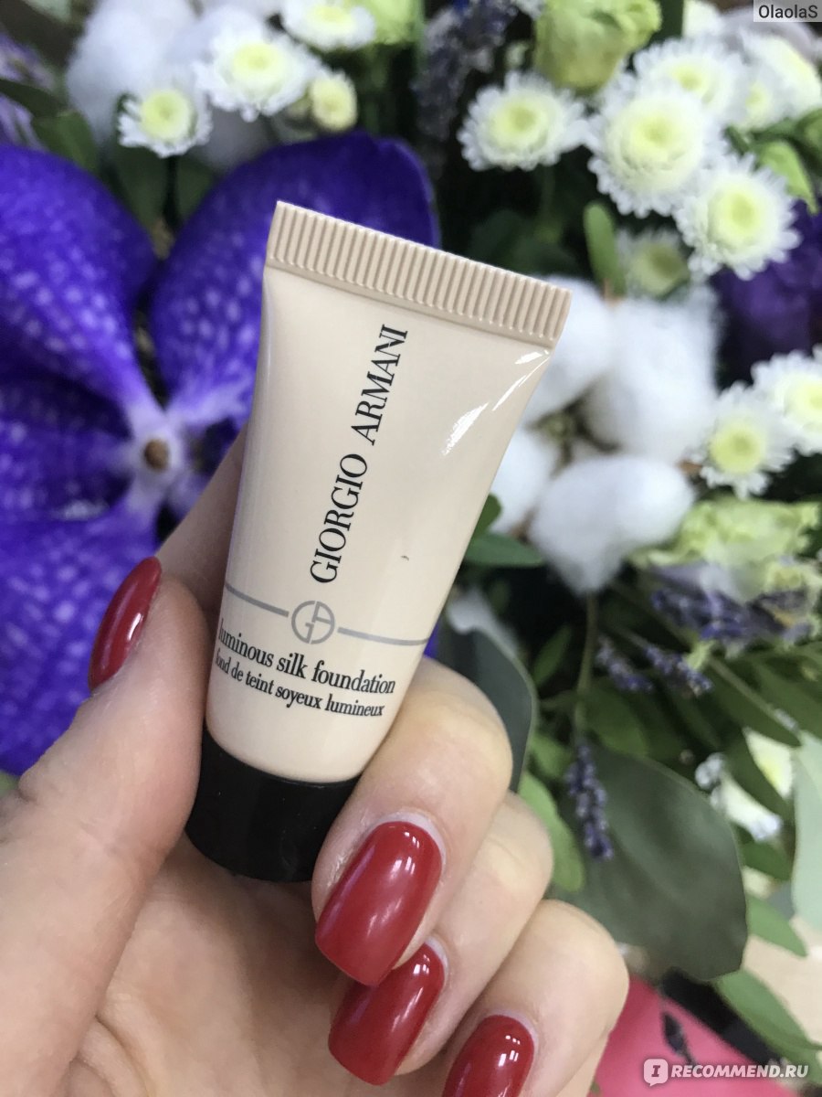 Тональный крем Giorgio Armani Luminous Silk Foundation - «Бархатистая ...