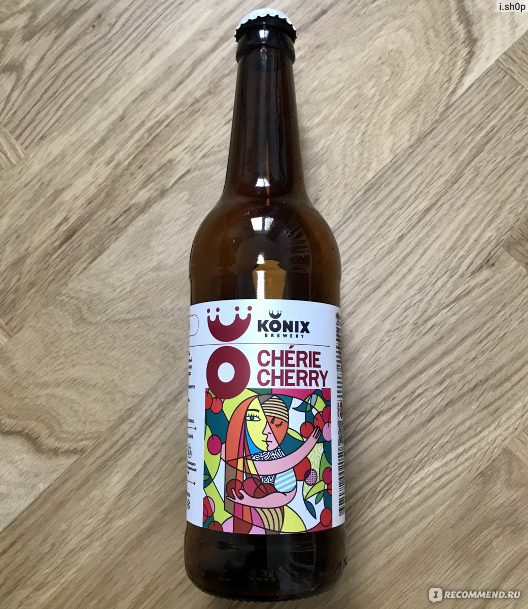 Пивной напиток Konix Brewery Kriek Cherie Cherry (Дорогая вишенка) -  «Летний и легкий пивной напиток Konix Brewery Kriek Cherie Cherry со вкусом  вишни, но без изюминки» | отзывы