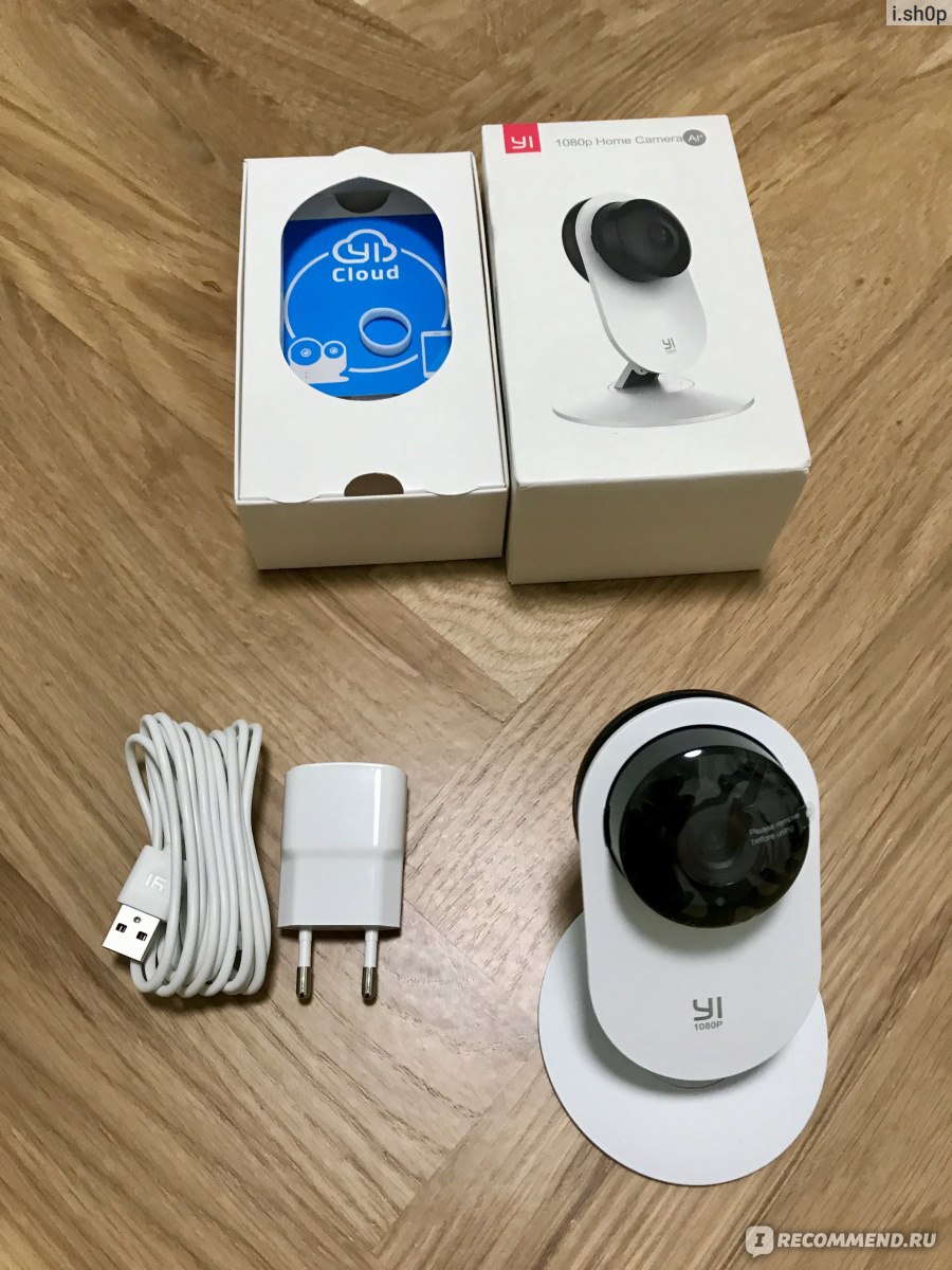 Камера охранного видео наблюдения Xiaomi Yi Home Camera 1080P - «Отличная  камера Yi Home Camera AI+ 2020 для дома с удаленным подключением!» | отзывы