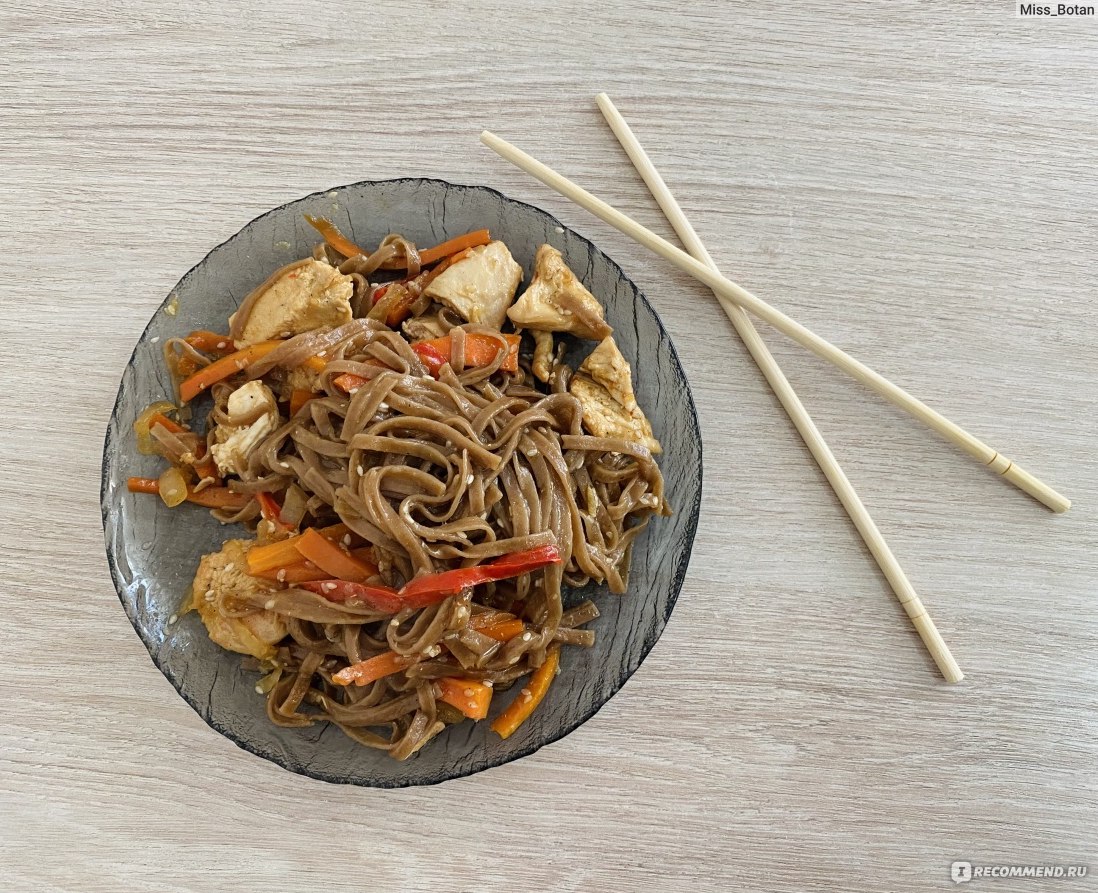 Лапша гречневая Dr. Naturi Соба /Soba backwheat noodles - «Проста в  приготовлении, вкусна в употреблении » | отзывы