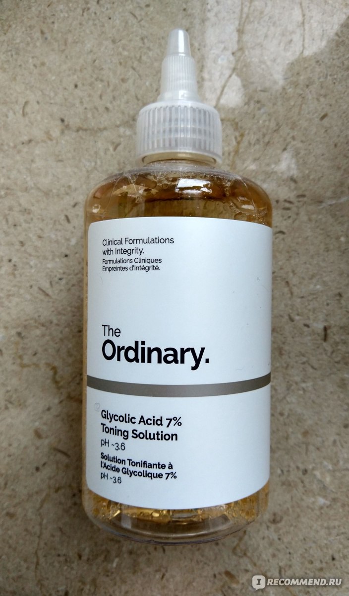 The ordinary glycolic 7 toning solution