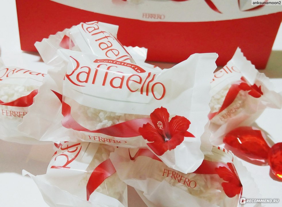 Реклама конфет Raffaello