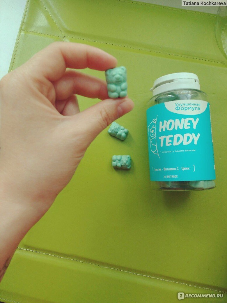 Витамины для волос Honey Teddy Hair - «Витамины для волос или Дорогие ...