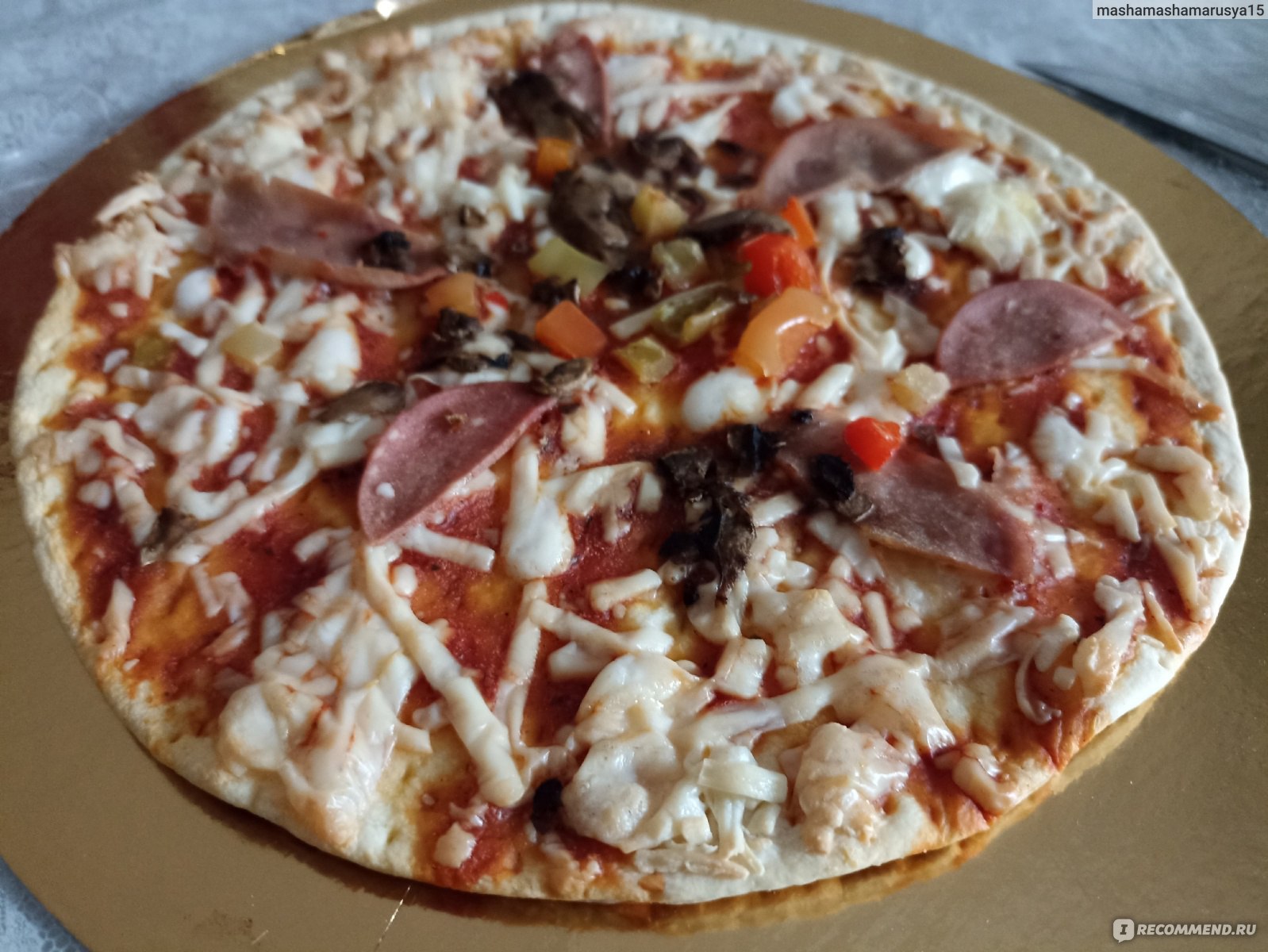 Вкусный Рецепт: Быстрая пицца на сковороде