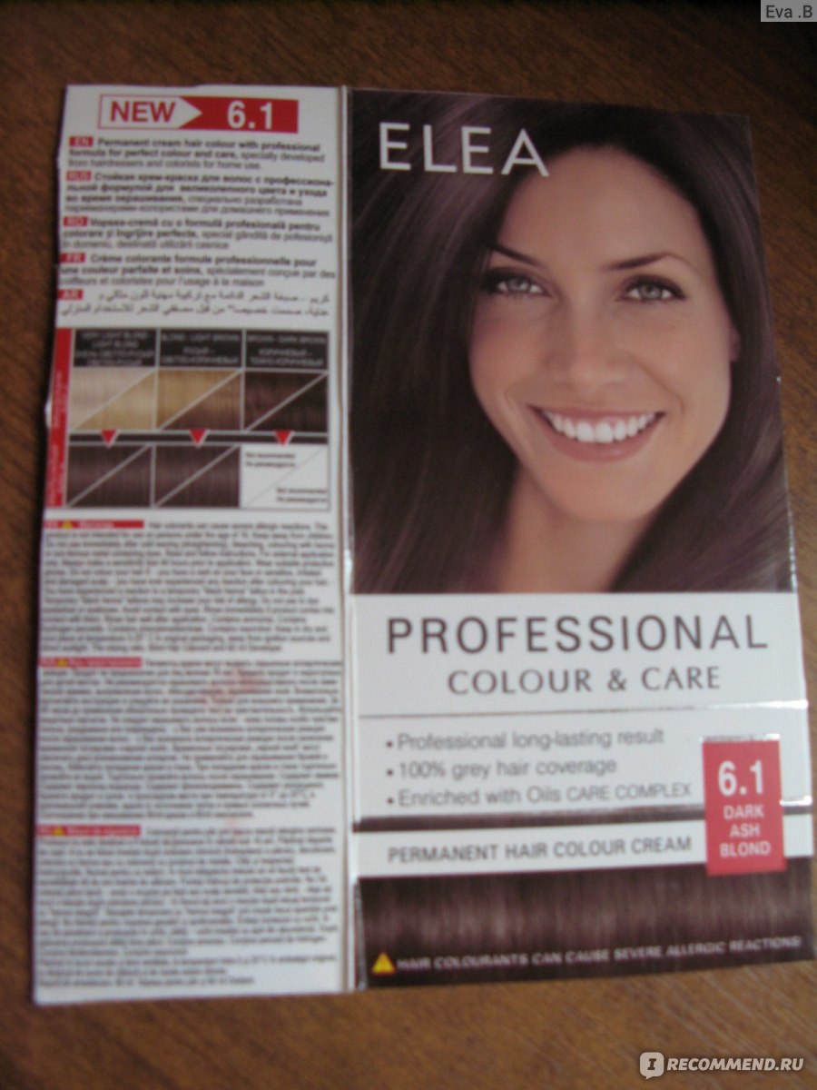 Elea краска для волос производитель