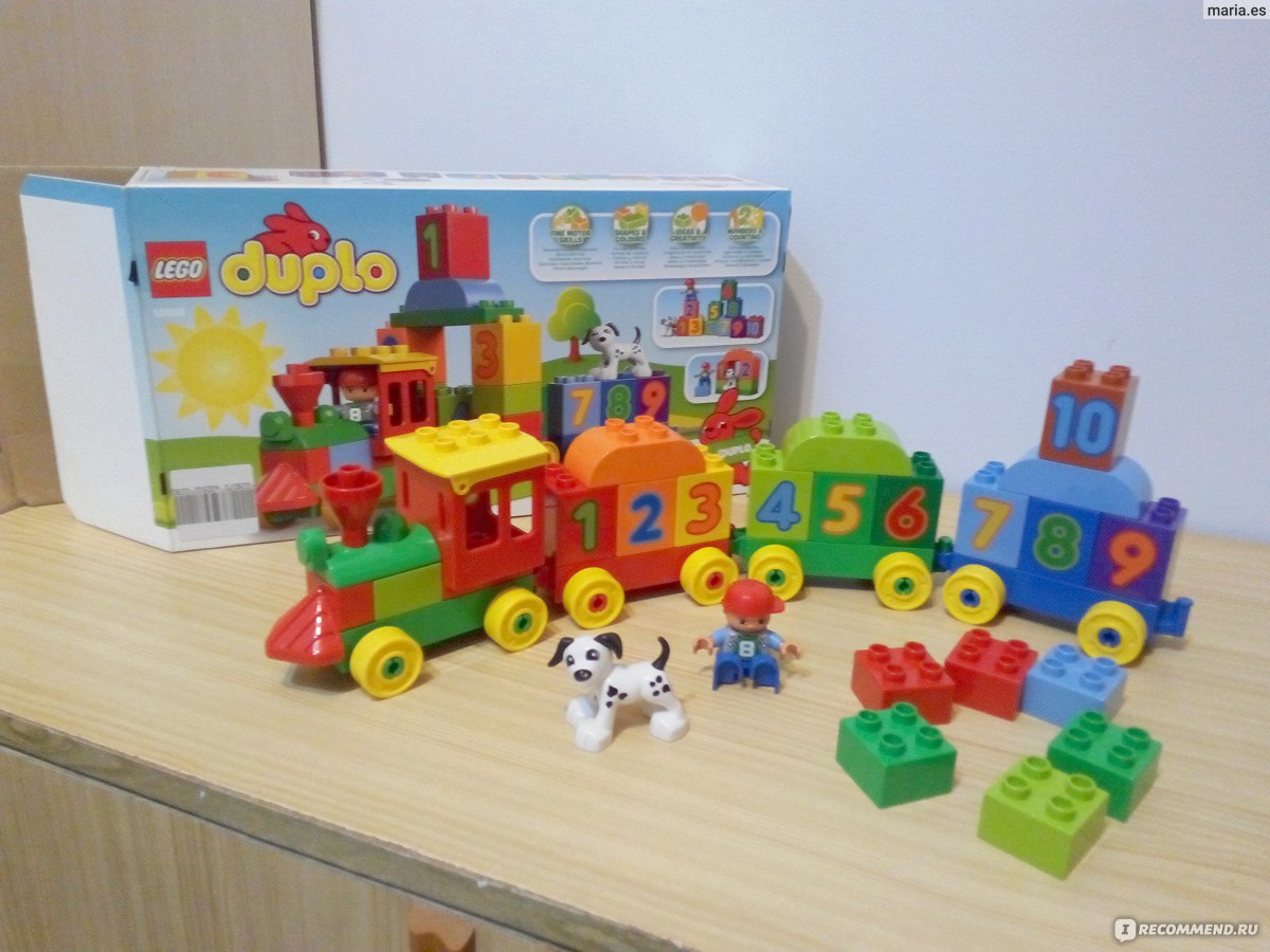 Lego Duplo 10558 Считай и играй Поезд с цифрами - «Наш первый  Тух...Тух...Тух...(Чух-Чух-Чух) или как увлечь ребенка с первой игры! +  фото нашего города.» | отзывы