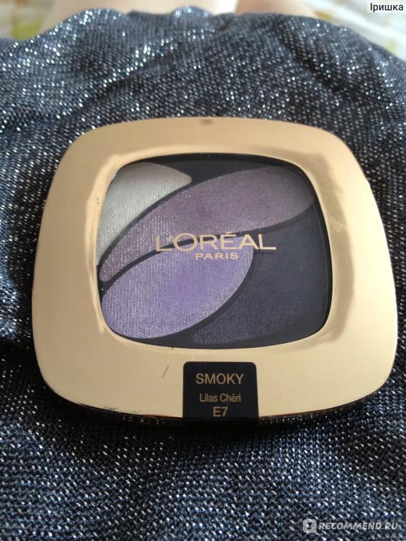 Тени для век L'Oreal Paris Color Riche - «Супер! (палетка Е7 Lilas ...