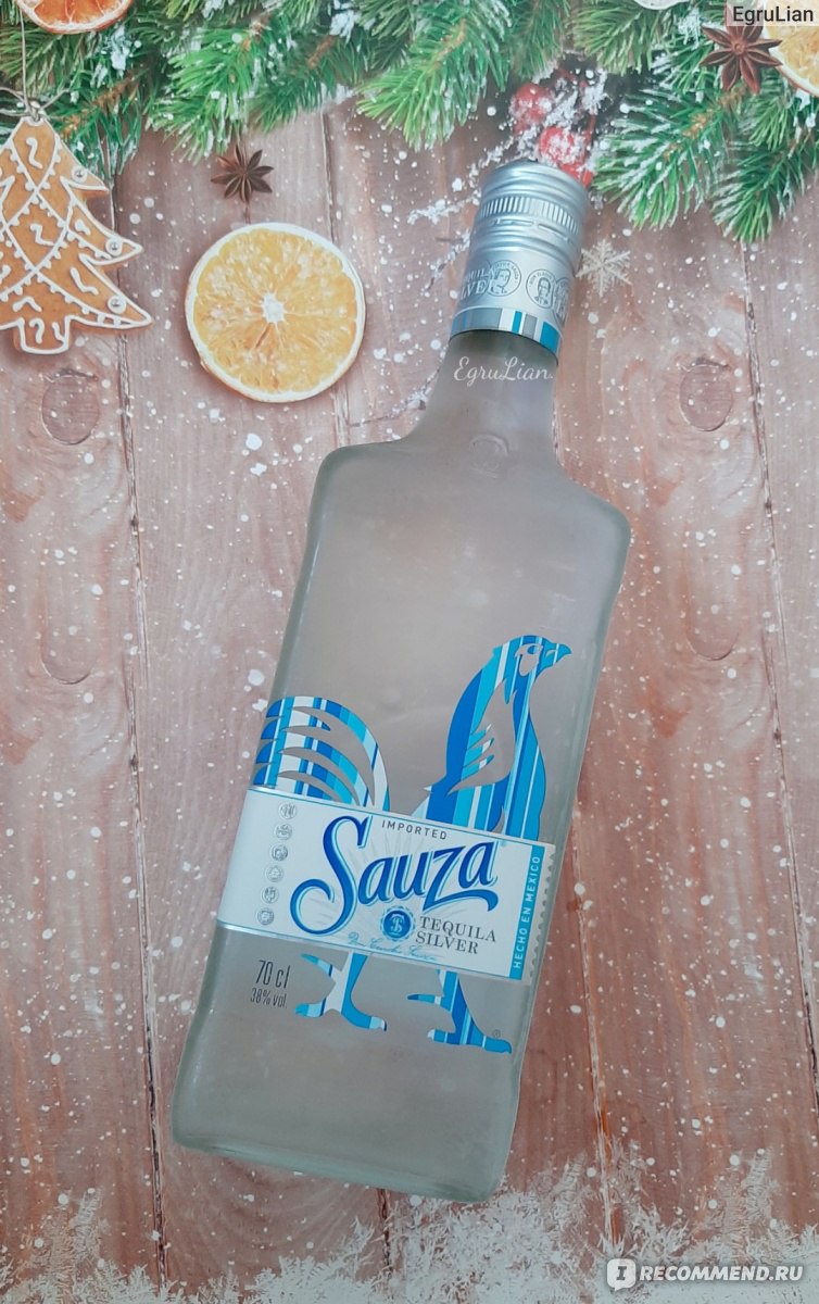 Текила Sauza (Сауза) Silver - «Все определились с напитками на Новый 🌲  Год? Сам себе бармен ♥ Делаем любимый коктейль дома из Саузы Сильвер. ♥  Текила Санрайз в идеальных пропорциях без удешевления ингредиентов!» |  отзывы