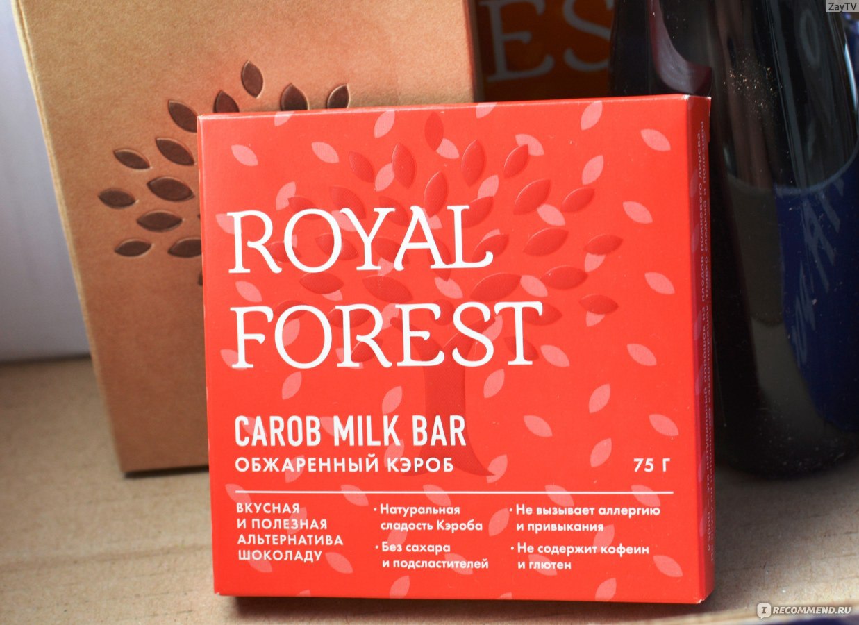 Кэроб шоколад Royal Forest