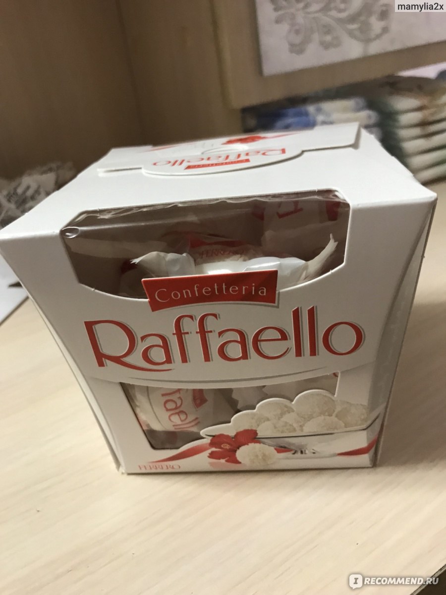 Конфеты FERRERO Рафаэлло / Raffaello - «Наша еда. Ну кто не любит сладости.  Мы семья сладкоежек.» | отзывы