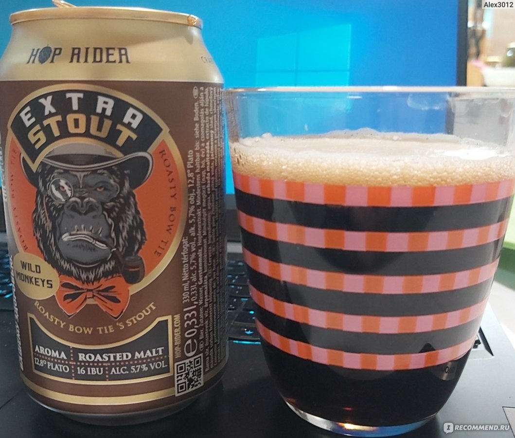 Пиво Eichbaum Hop Rider Extra Stout - «Пить можно » | отзывы