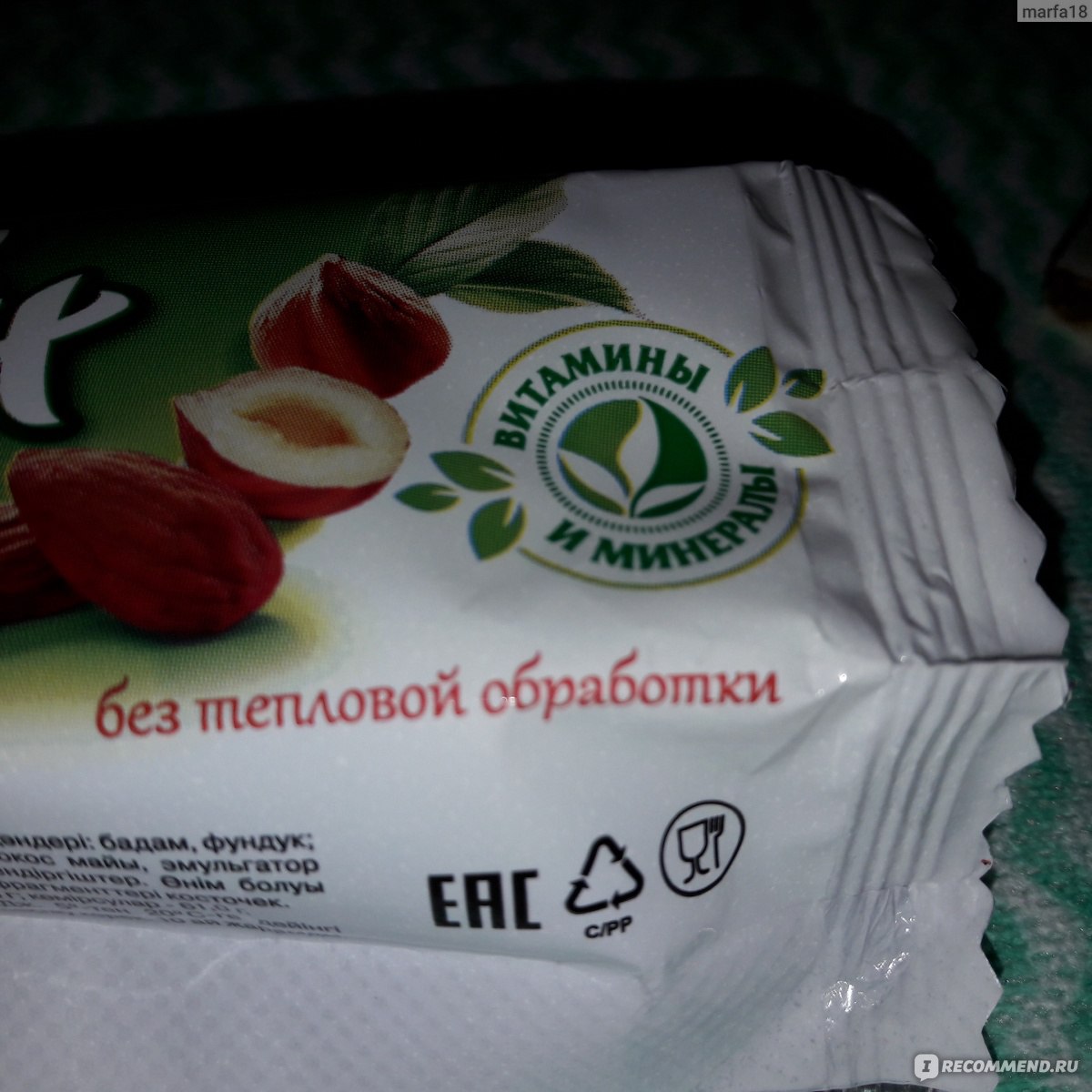 Батончик Fit&Fruit Натуральный фруктово-ореховый Вишня-Клюква ...