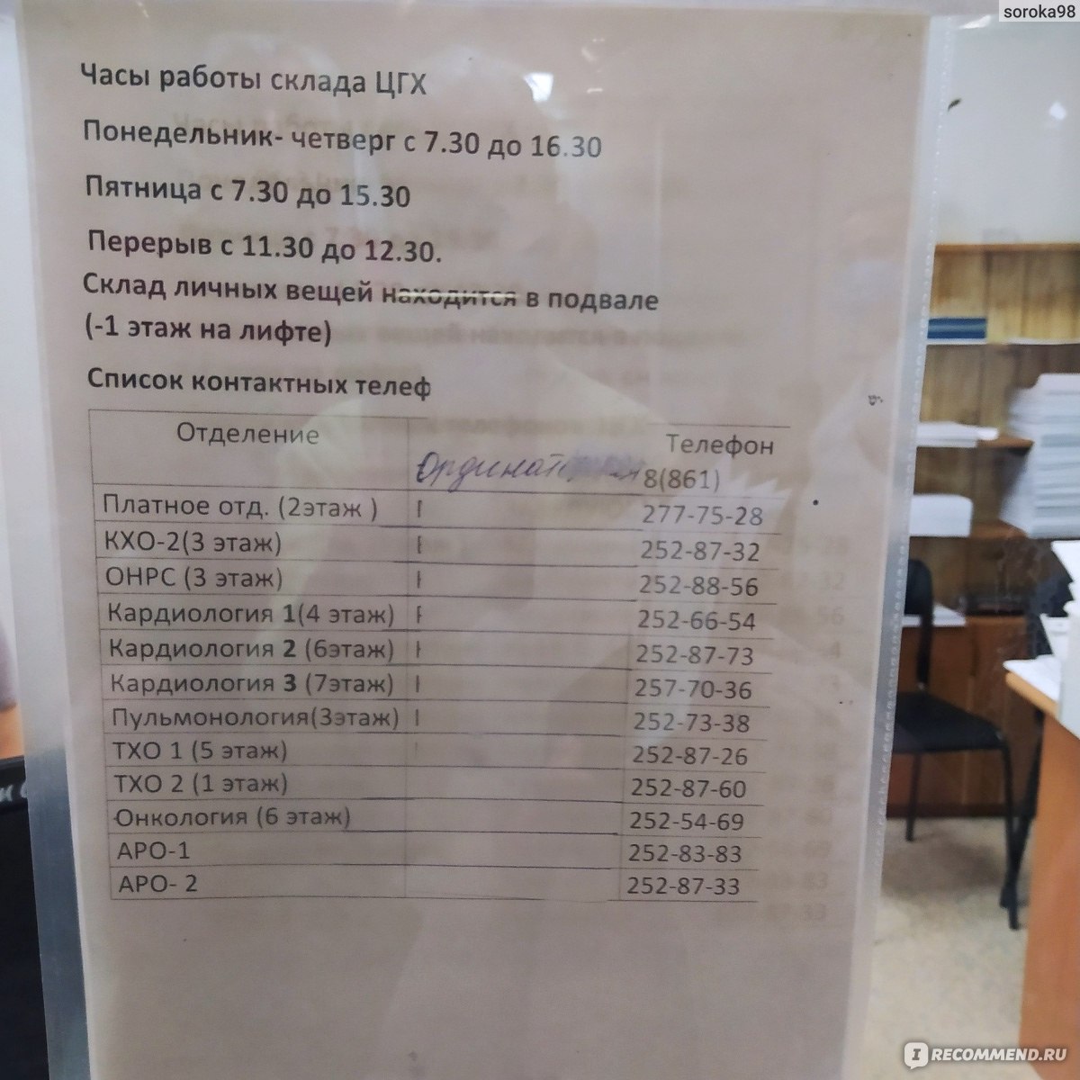 Центр Грудной Хирургии на базе НИИ-ККБ №1 им. проф. С.В. Очаповского,  Краснодар - «Медцентр с отличным оборудованием и ведущими специалистами. »  | отзывы