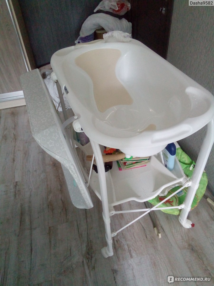 Пеленальный столик с ванночкой prenatal