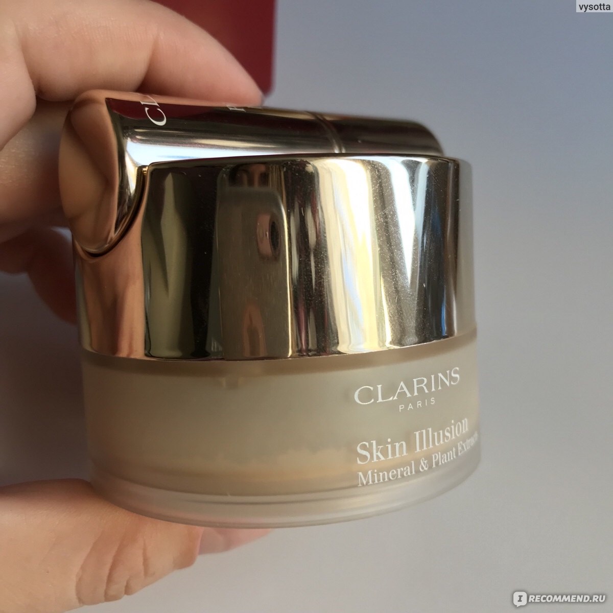 Пудра рассыпчатая Clarins Skin Illusion - «Идеальное содержание, а ...