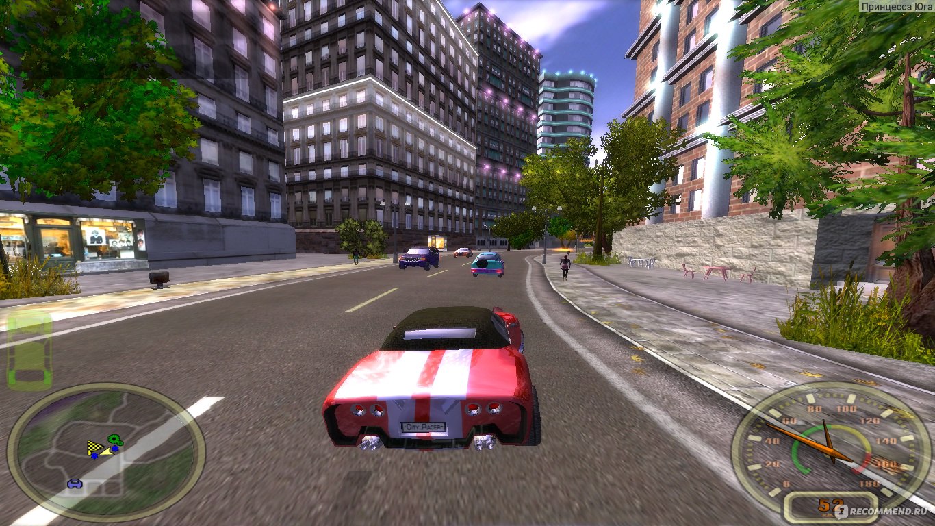 Компьютерная игра City Racing - «Зеркальные машины в свете неоновых  вывесок» | отзывы