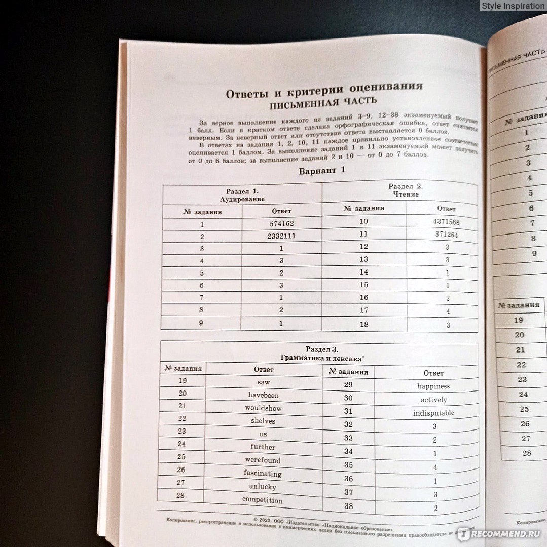 ЕГЭ-2022. Английский язык: типовые экзаменационные варианты: 10 вариантов.  Вербицкая Мария Валерьевна - «Кинá не будет, или разработчики ЕГЭ решили,  что мы перебьемся без образцов ответов» | отзывы