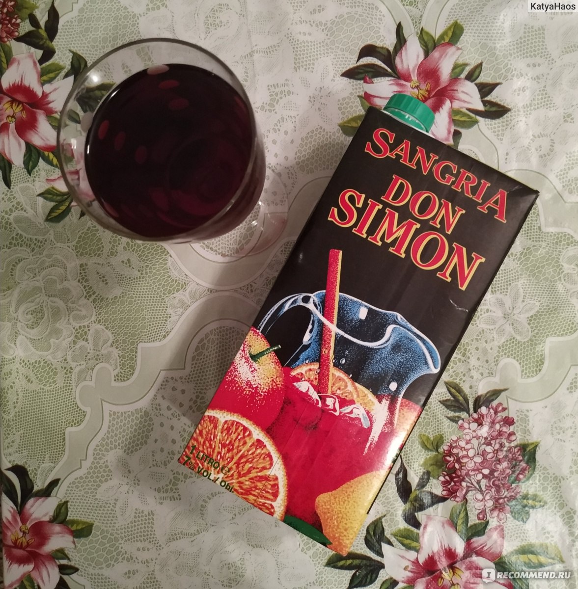 Слабоалкогольный напиток DON SIMON Вино Sangria - «Самая вкусная Сангрия,  которую я пробовала.» | отзывы