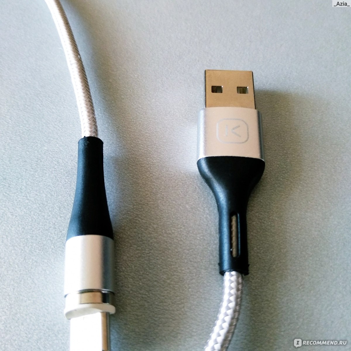 Магнитный кабель для мобильного телефона Aliexpress KUULAA Magnetic Micro  USB Cable USB C 3A Quick Charge Adapter For iPhone Samsung XiaoMi Charger  Magnet Fast Charging Type C Cord - «Отличный магнитный кабель