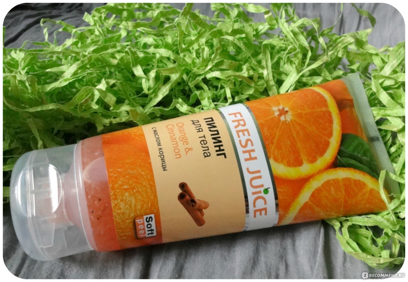 Пилинг для тела Fresh Juice Orange & Сinnamon с маслом корицы - «Готовимся  к лету! Пилинг для тела fresh & juice - апельсиновый рай для Вашей кожи!  Эмоциональный фотоотчет.» | отзывы