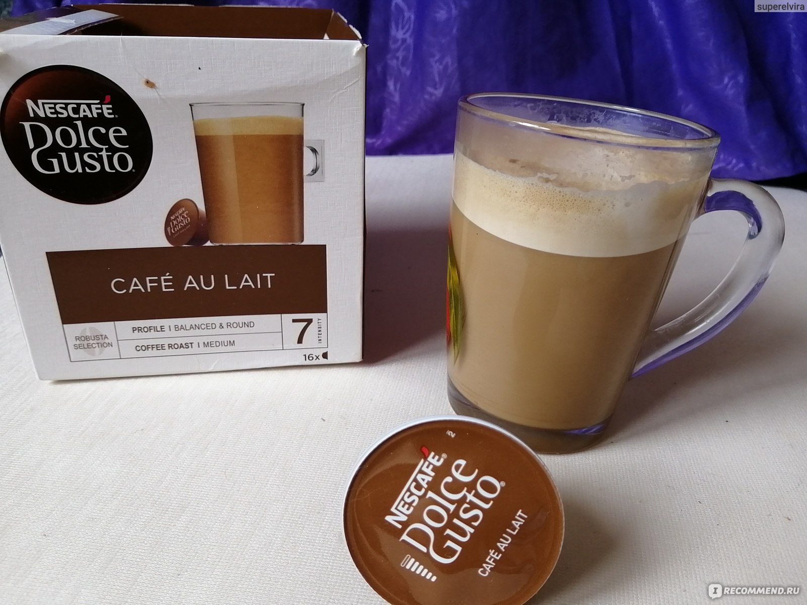 КАПСУЛЫ для кофе-машин с капсульной системой Dolce Gusto Кофе с молоком /  cafe au lait - «Dolce Custo Cafe Au Lait, - кофе с молоком в капсулах  среднего ценового диапазона и среднего