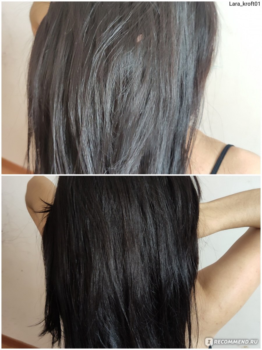 Басма для волос до и после фото