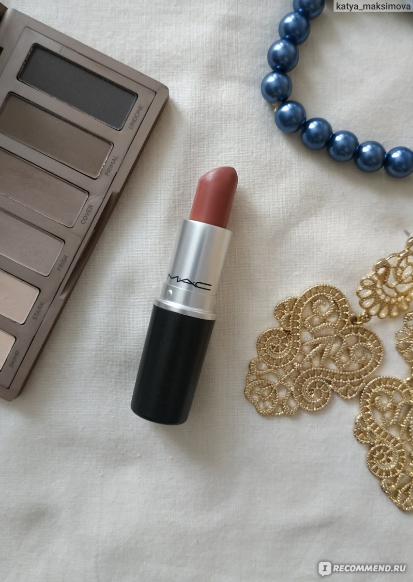 Губная помада MAC Satin lipstick - «MAC Satin Lipstick в оттенке #808 ...