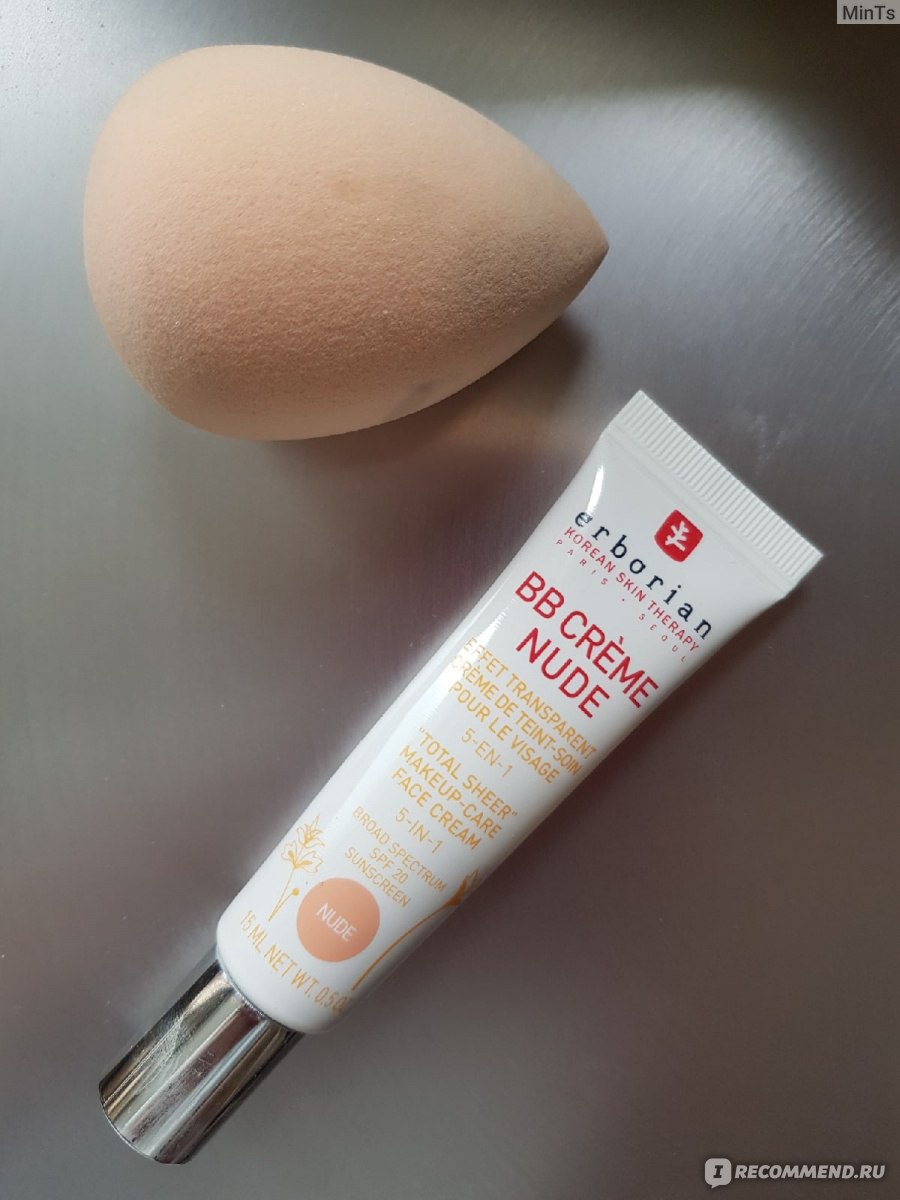 BB крем Erborian BB CREME NUDE 5-en-1 - «Как выровнять тон лица, но чтобы  казалось, что на вас нет косметики? Здоровый блеск кожи и цветокоррекция  прилагаются. Но нужно быть аккуратнее!» | отзывы