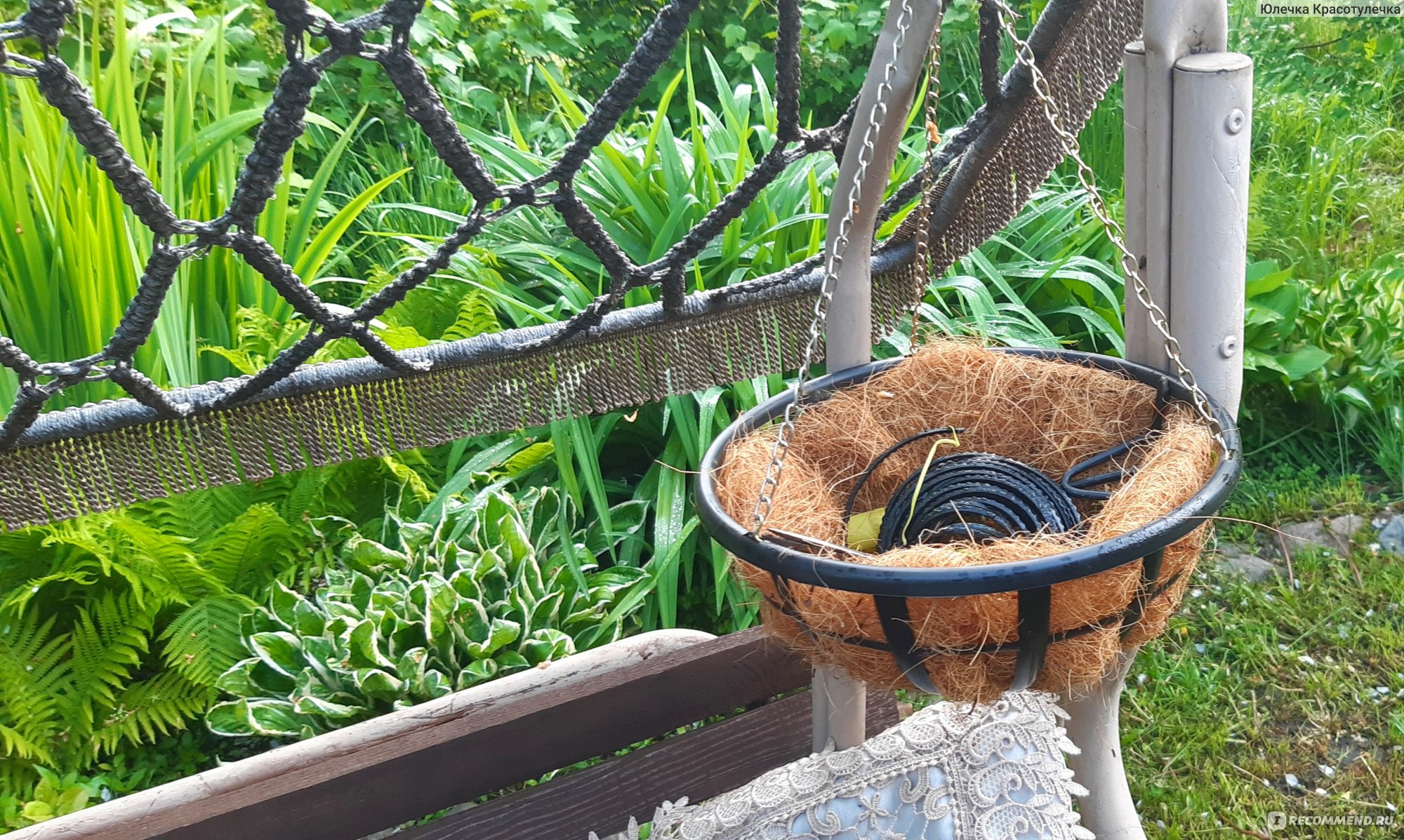 Кашпо подвесное с кокосовой корзиной, D=25см// Palisad