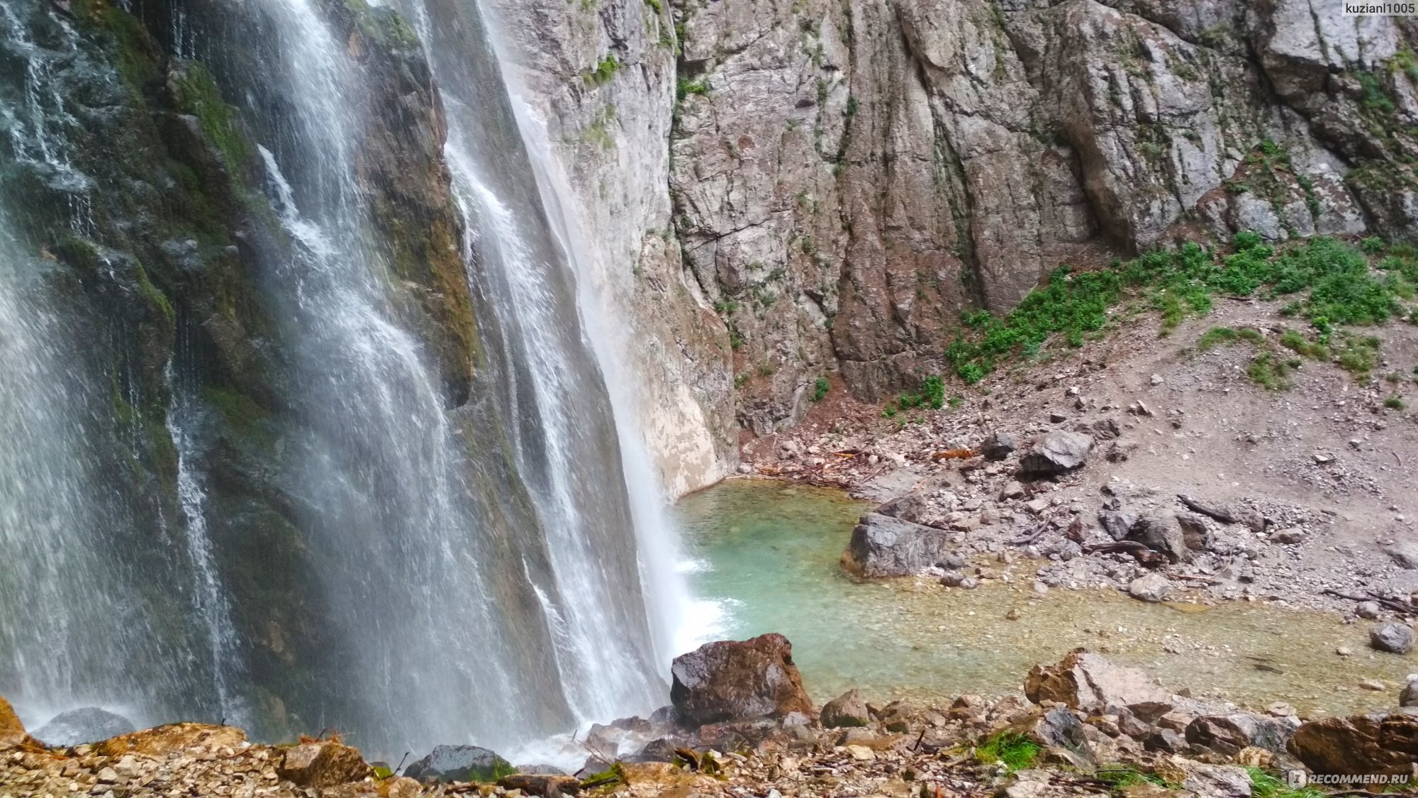 Озеро Рица Гегский водопад