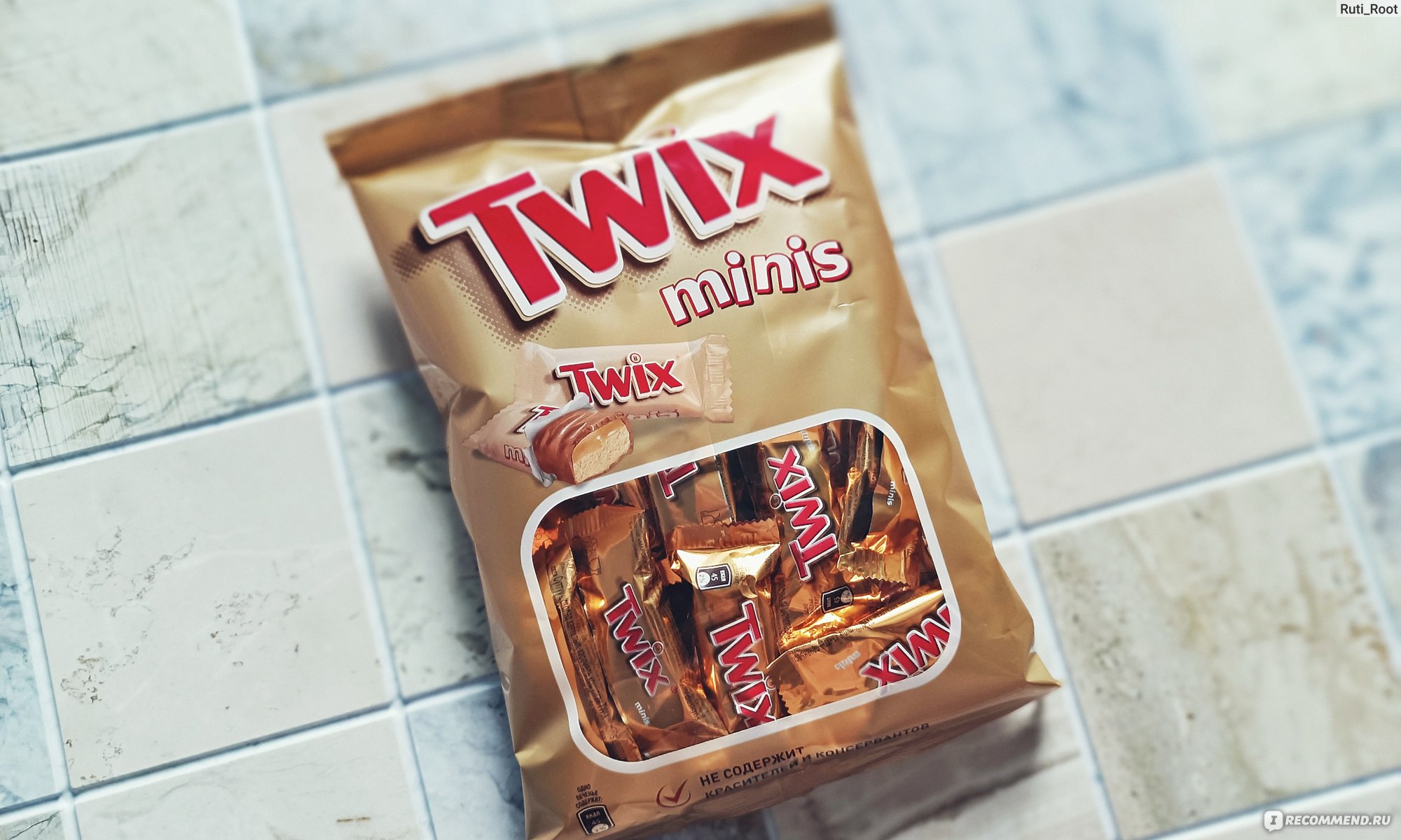 Конфеты Шоколадные TWIX MINIS - «🟧Очень вкусные, не разочаровали! Удобный  формат моего любимого батончика.» | отзывы