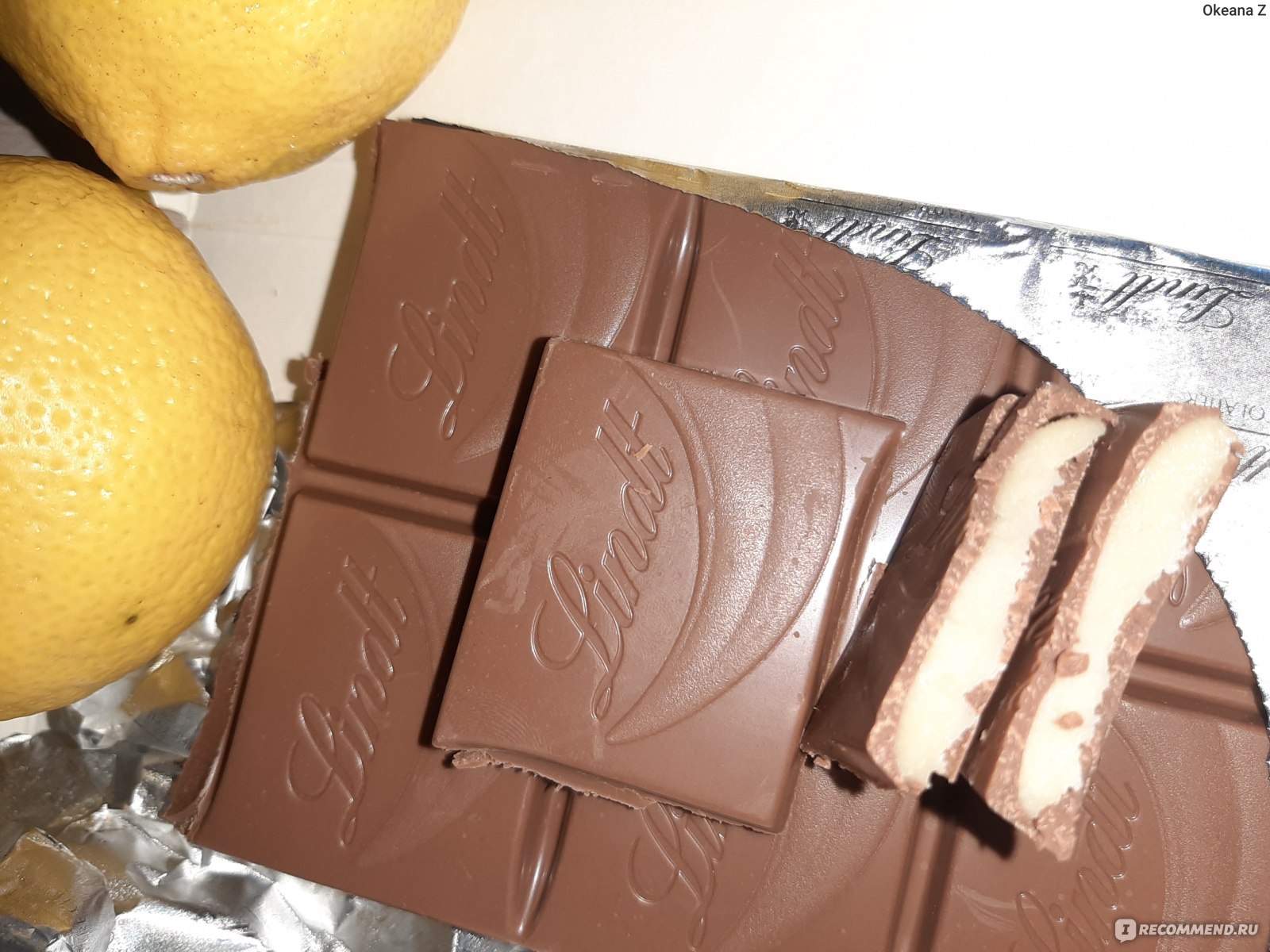 Шоколад молочный Lindt Creation Refreshing Lemon - «Люблю, но с  претензиями» | отзывы