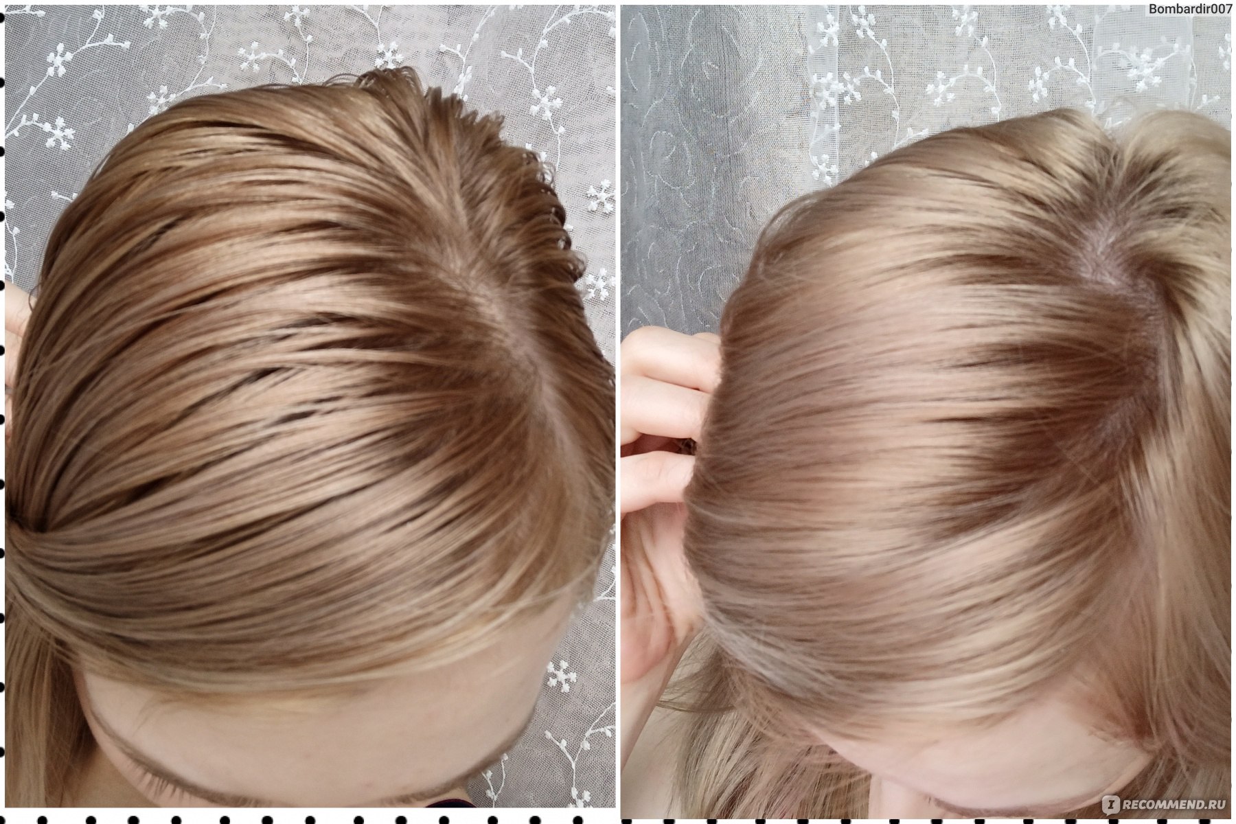 Эстель 10.16 на мелированные волосы фото до и после