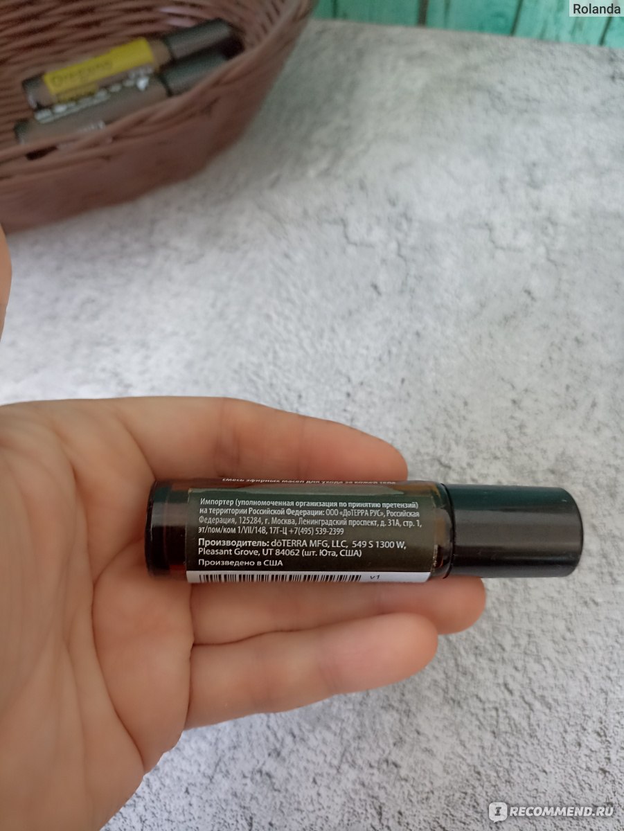 Эфирное масло Doterra Peppermint touch роллер - «При укачивании в  транспорте, при насморке и простуде» | отзывы